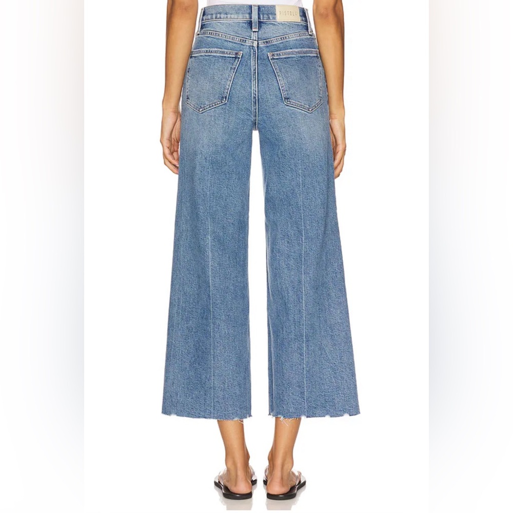 Pistola Lana High-Rise Crop Wide-Leg Jeans - Picture 6 of 8